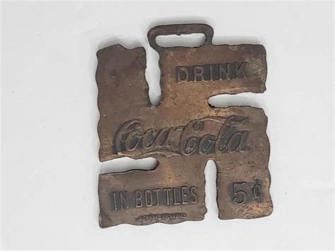 coca cola swastika watch fob replica|Early Coca.